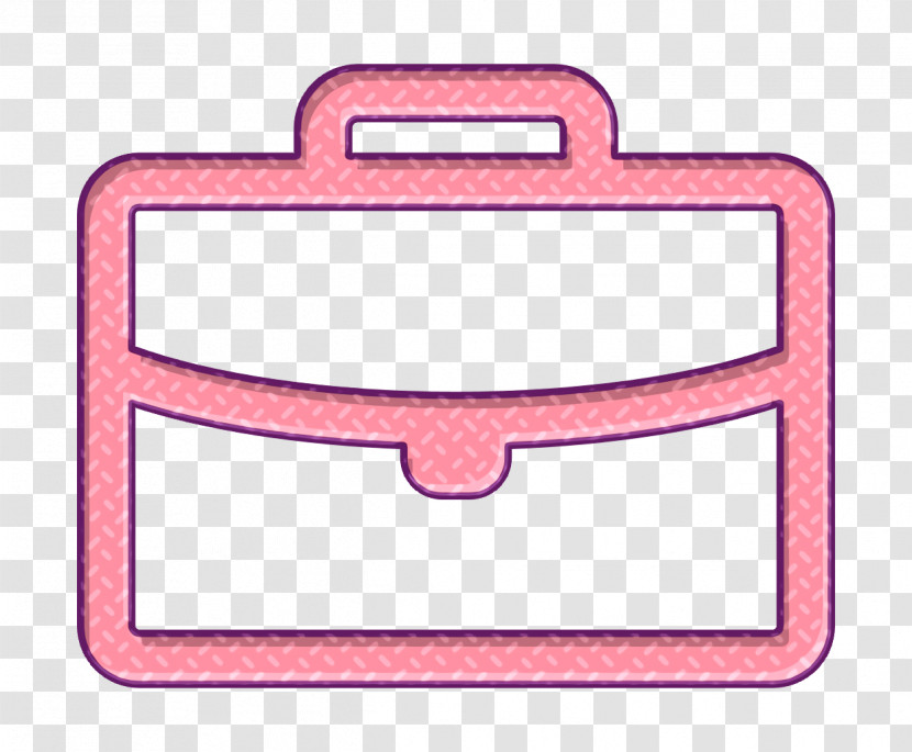 Fashion Icon General UI Icon Office Briefcase Icon Transparent PNG