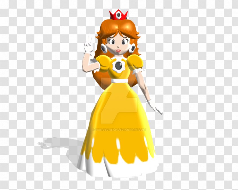 Princess Daisy Peach Super Mario 3D Land Yakuman DS Kart 64 - Cartoon Transparent PNG