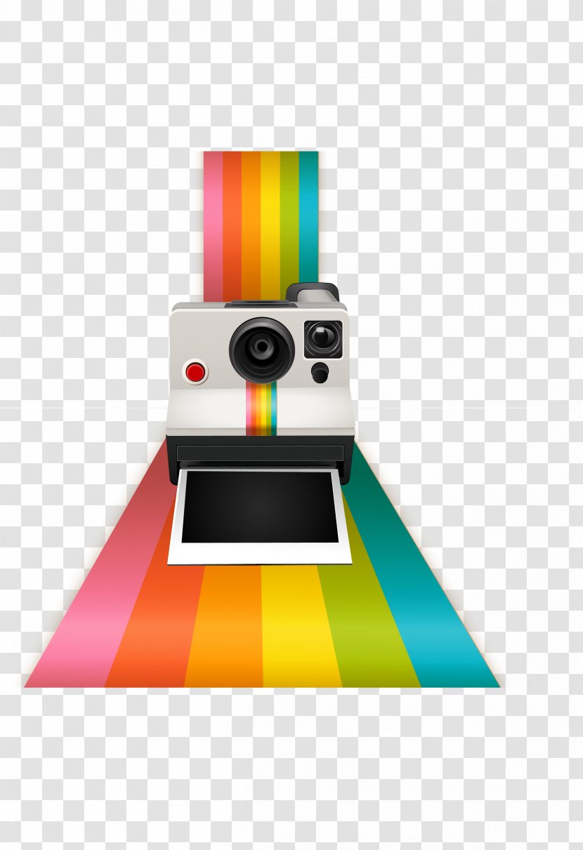 Instant Camera Photography Polaroid Corporation - Vector Color Photographed Transparent PNG