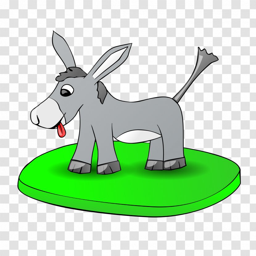 Donkey Clip Art - Mammal Transparent PNG