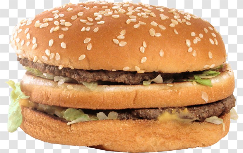 Hamburger Fast Food Hot Dog French Fries - Veggie Burger - Double Transparent PNG