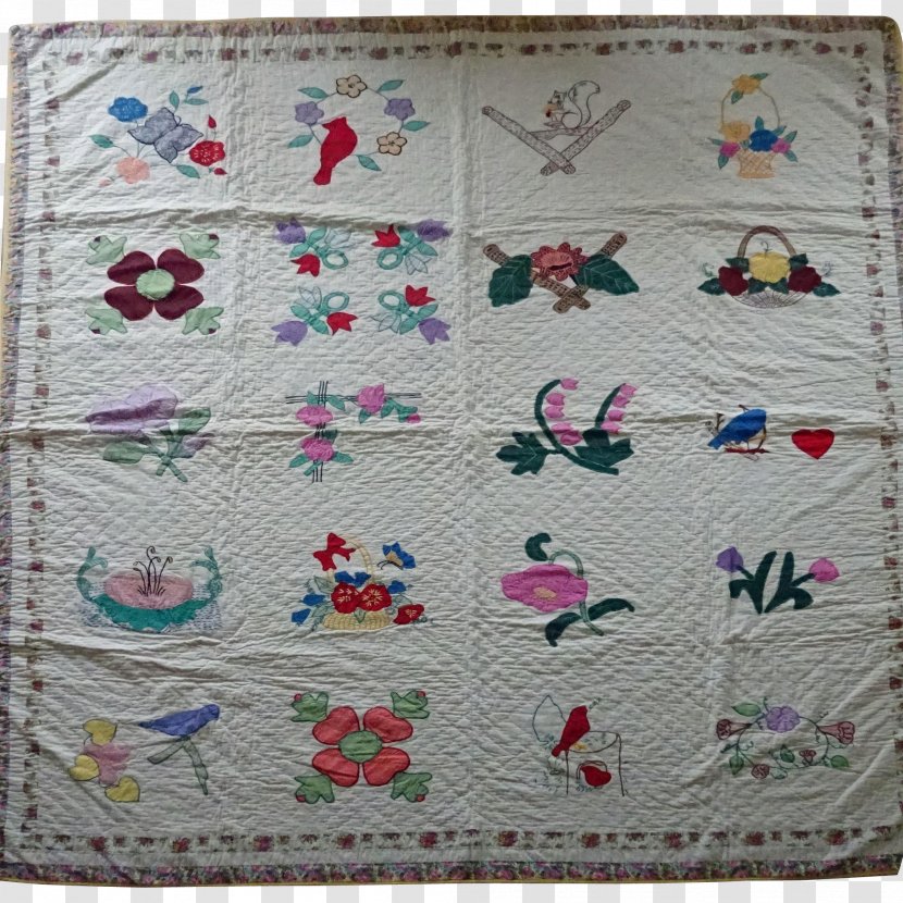 Embroidery Needlework Product Patchwork Place Mats - Textile Transparent PNG