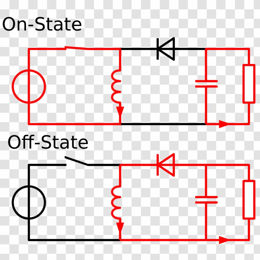 Buck–boost Converter Voltage Buck Electrical Switches - Switchedmode Power Supply - Electronic Circuit Transparent PNG