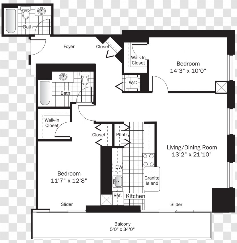 Grand Plaza I Floor Plan Apartment Renting Condominium Transparent PNG