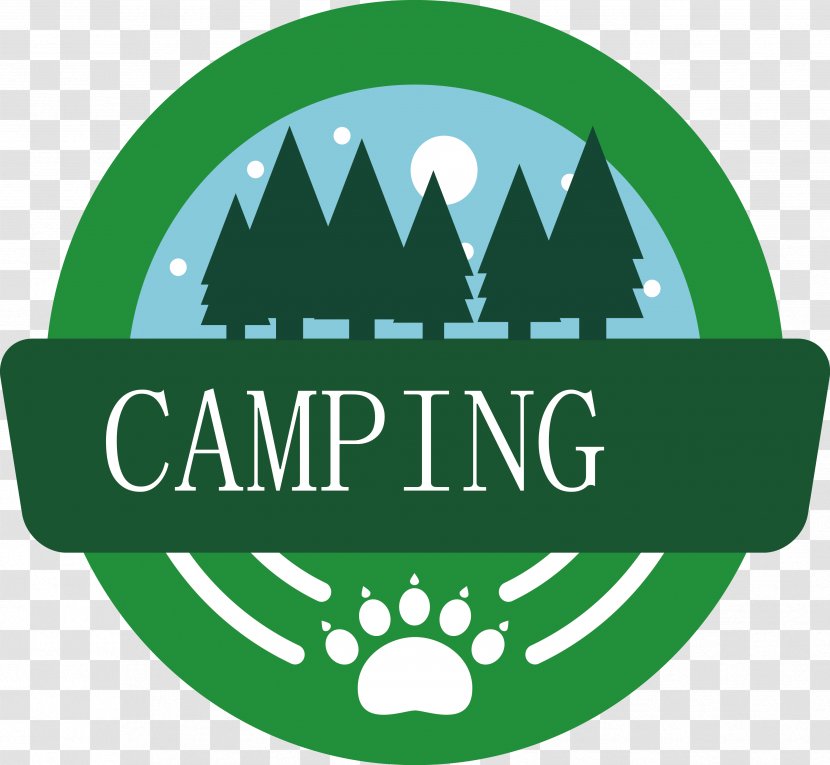 Camping Logo Campsite - World - Forest Vector Label Transparent PNG