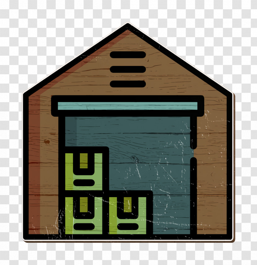 Warehouse Icon Logistic & Delivery Icon Transparent PNG