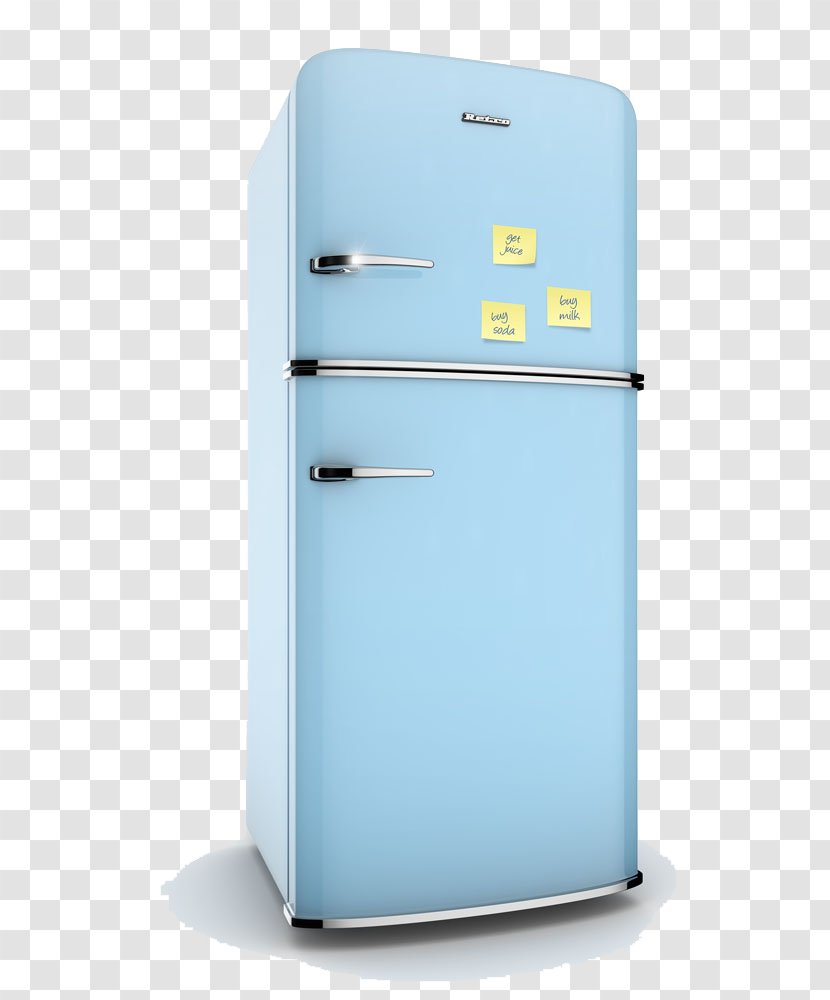 Refrigerator Refrigeration - Major Appliance - Energy-saving Refrigerators Quiet Simple Appearance Transparent PNG