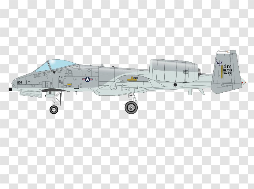 Fairchild Republic A-10 Thunderbolt II Airplane P-47 Clip Art - Aircraft Transparent PNG