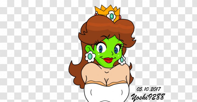 Princess Daisy Rosalina Character Bowser Cartoon - She Mask Transparent PNG