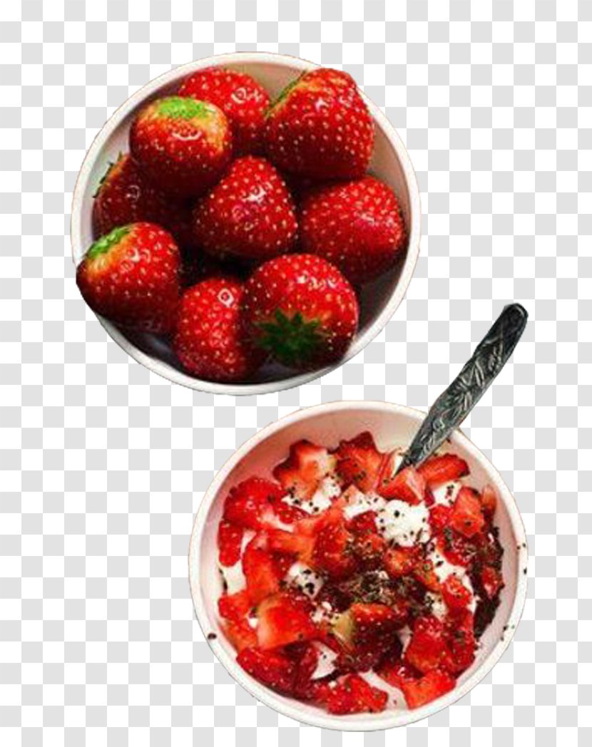 Strawberry Ice Cream Fruit Salad Transparent PNG
