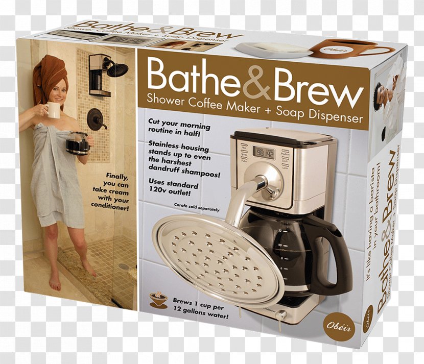 Bathing Gift Shower Coffee Prank Pack - Coffeemaker Transparent PNG