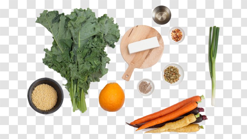 Leaf Vegetable Vegetarian Cuisine Diet Food Recipe - Carrot - Kale Salad Transparent PNG