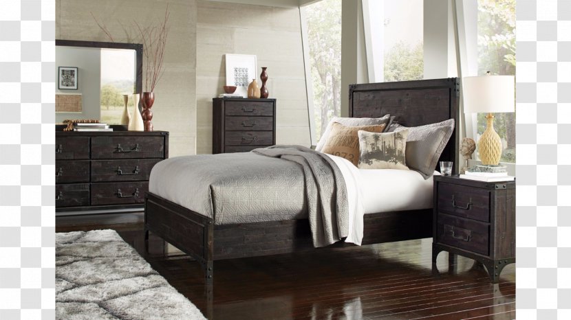 Bed Frame Bedroom Furniture Sets Industrial Style Transparent PNG