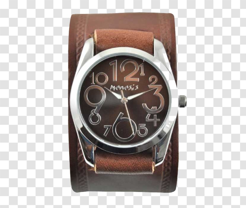 Watch Strap Metal - Brown Transparent PNG