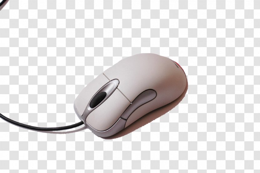 Computer Mouse Microsoft White - Electronic Device - A Wired Transparent PNG