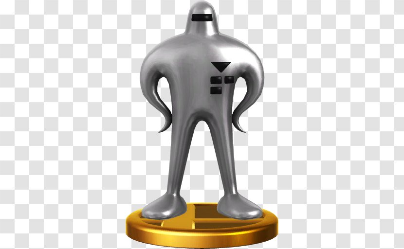 Super Smash Bros. For Nintendo 3DS And Wii U Brawl EarthBound - Trophy In Hand Transparent PNG