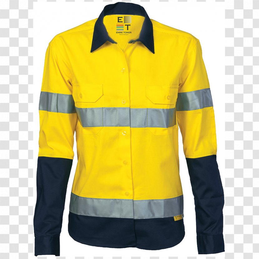T-shirt High-visibility Clothing Uniform - Yellow Transparent PNG
