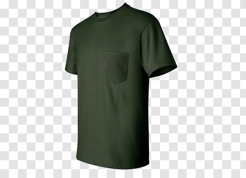 T-shirt Gildan Activewear Neckline Pocket Sleeve Transparent PNG