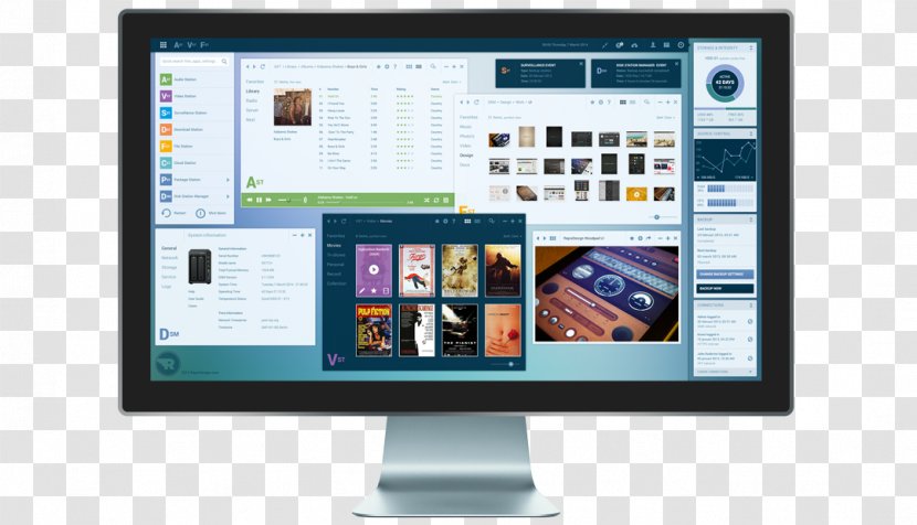 Responsive Web Design Computer Monitors Flat User Interface - Software - Ui Style Transparent PNG