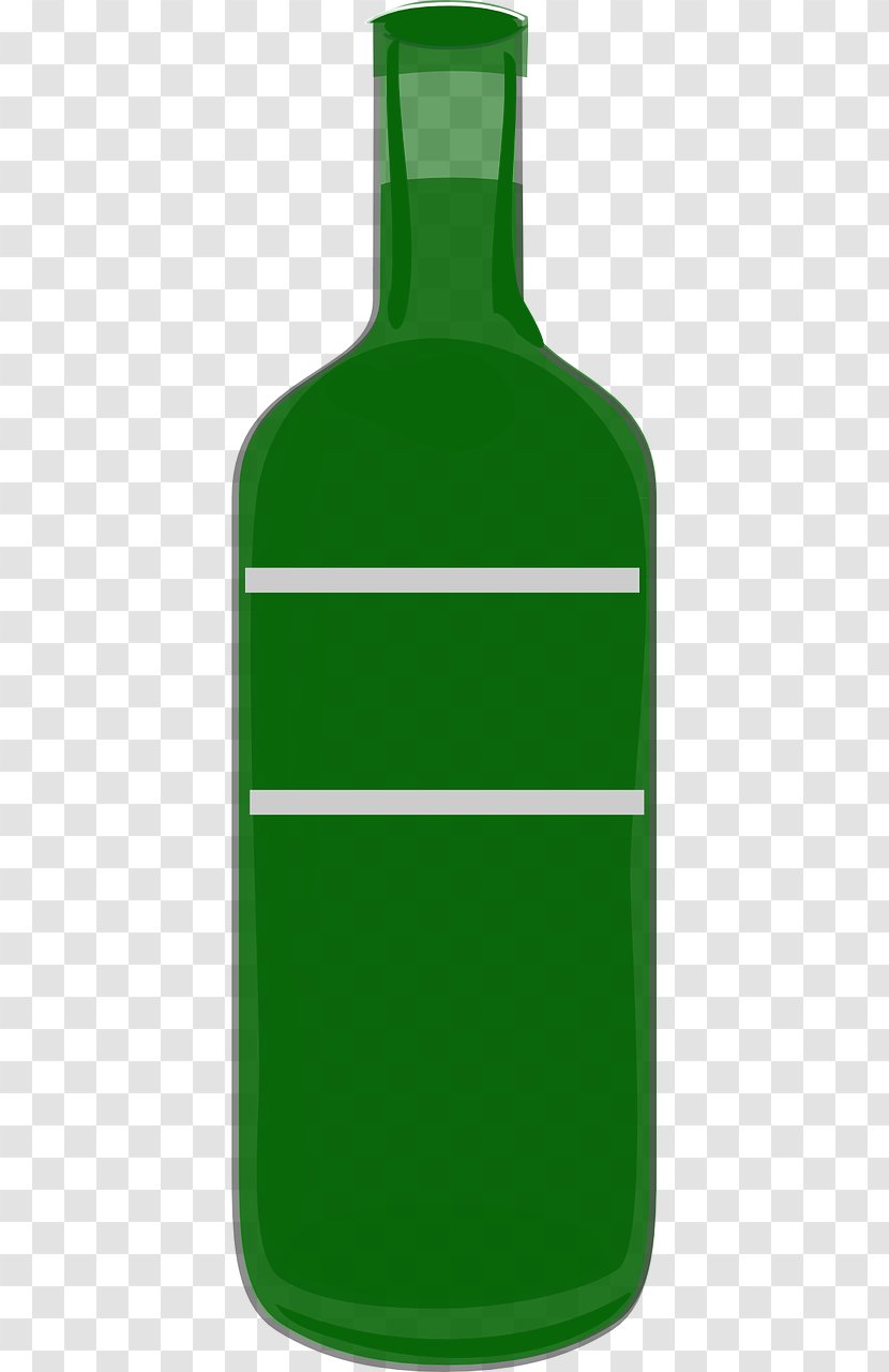 Wine Bottle Glass Gratis - Drinkware - Green Transparent PNG