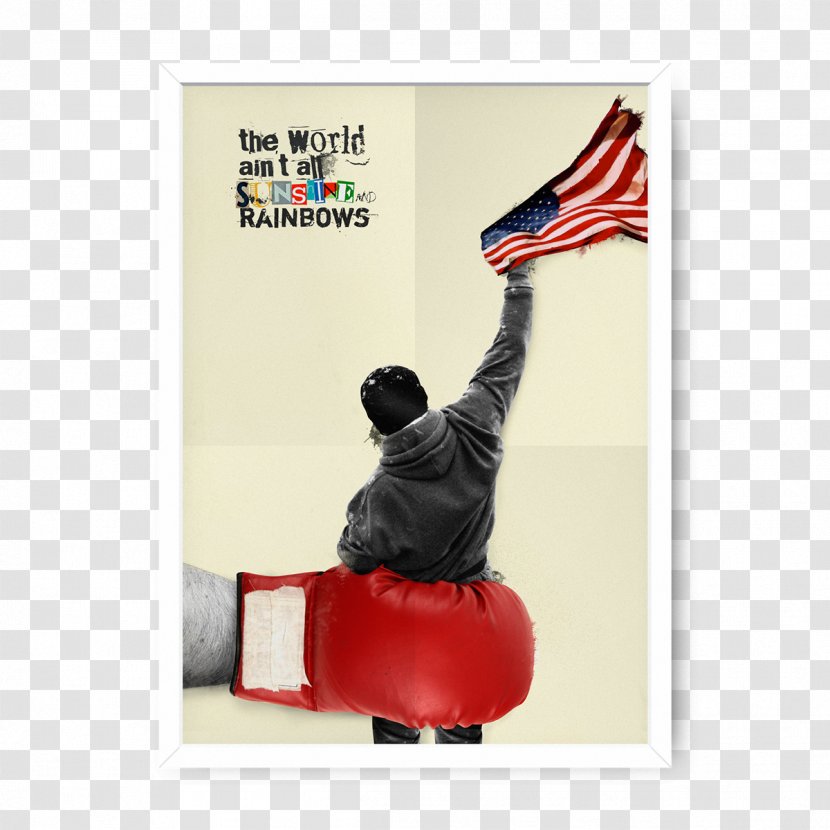 Rocky Balboa Paper Boxing Glove Sketchbook Drawing Transparent PNG