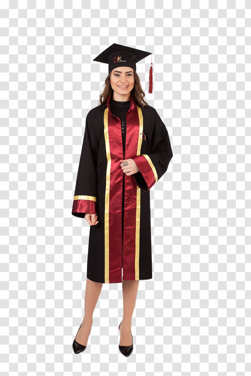 Robe Academician Graduation Ceremony Academic Dress Doctor Of Philosophy - Outerwear Transparent PNG