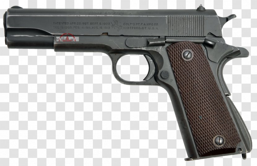 M1911 Pistol Automatic Colt .45 ACP Colt's Manufacturing Company Firearm - Semiautomatic - Handgun Transparent PNG