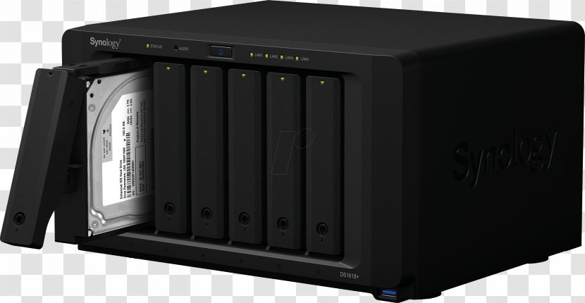 Network Storage Systems Synology Inc. DS1618+ 6 Bay NAS DS118 1-Bay Disk Station DS3617xs - Ds118 1bay Nas Transparent PNG
