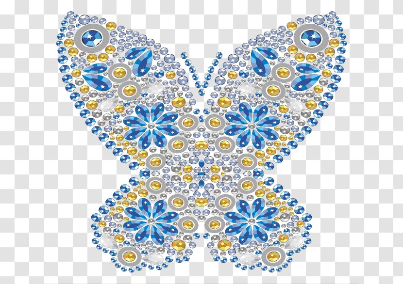 Tegel Soeryo Semarang Visual Arts Interior Design Services Textile Pattern - Moths And Butterflies - Blue Diamond Butterfly Jewellery Transparent PNG