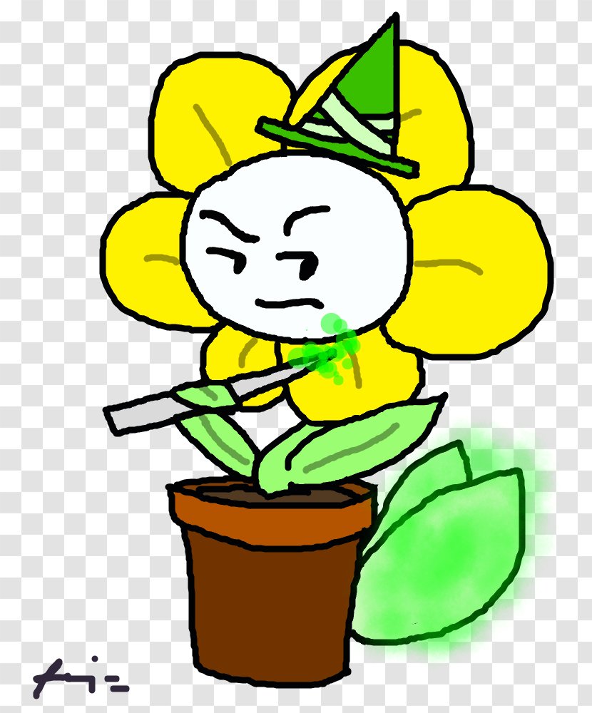 Undertale Flowey Flower Drawing DeviantArt - Organism Transparent PNG