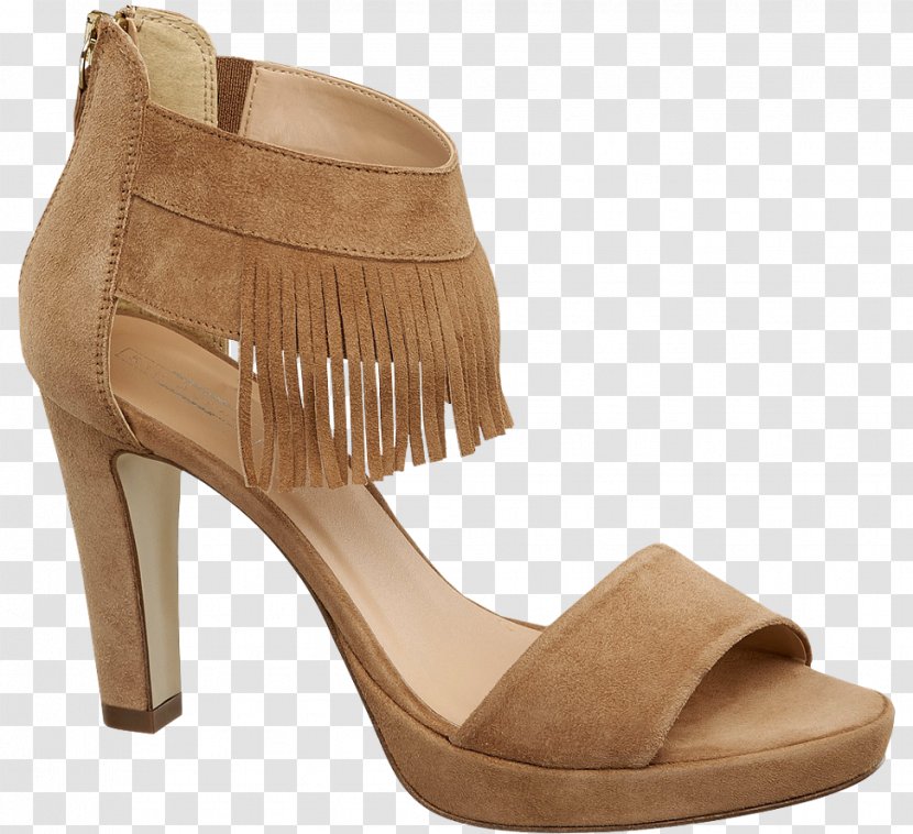 Sandal High-heeled Shoe Suede Footwear - Podeszwa Transparent PNG