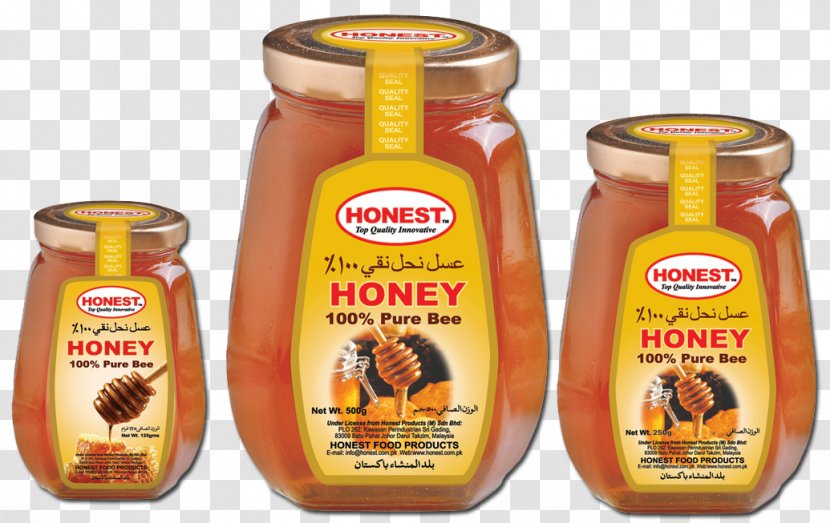 Honey Honest Food Sauce Jam - Watercolor Transparent PNG