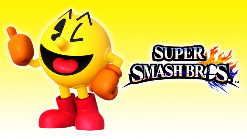 Pac-Man World Super Smash Bros. For Nintendo 3DS And Wii U & Galaga Dimensions Professor - Pacman - Pac Man Transparent PNG
