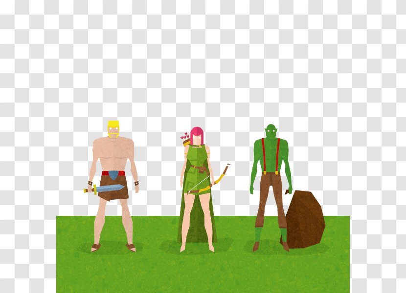 Clash Of Clans Art Illustration - Human Behavior - Field Sports People Transparent PNG