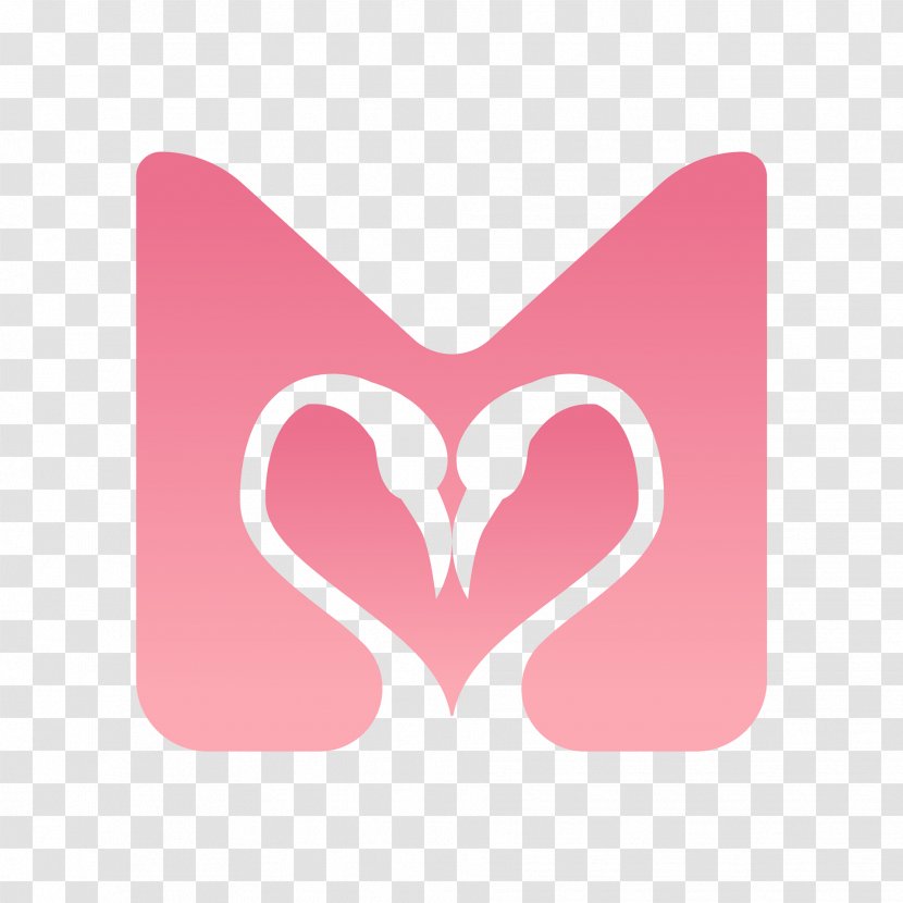 Love Font Heart Pink M - Magenta - Match Dating App Transparent PNG