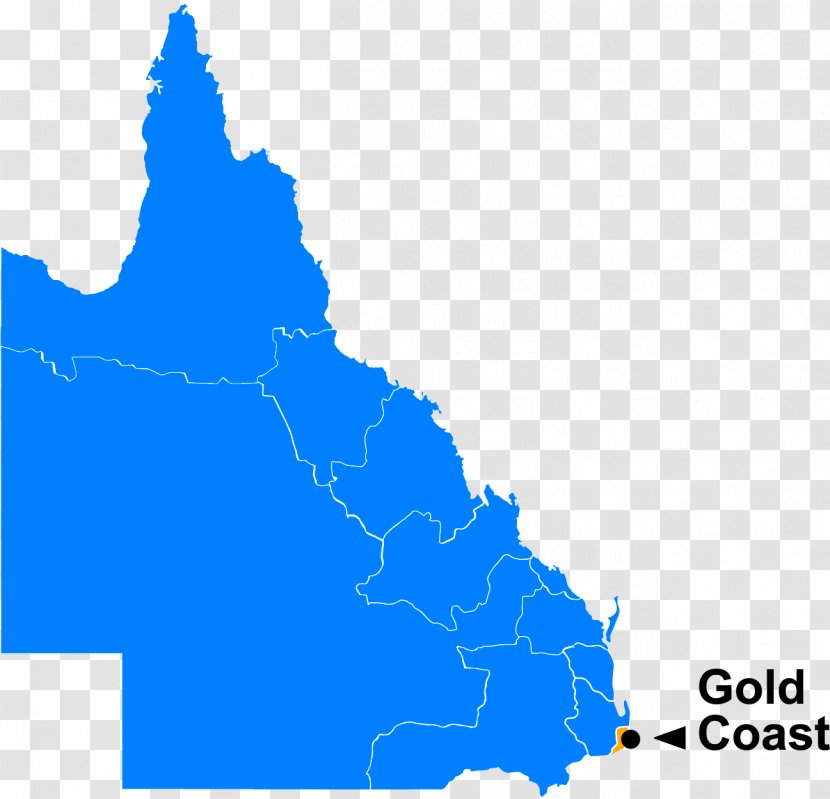 Queensland Map Clip Art - Vector Transparent PNG