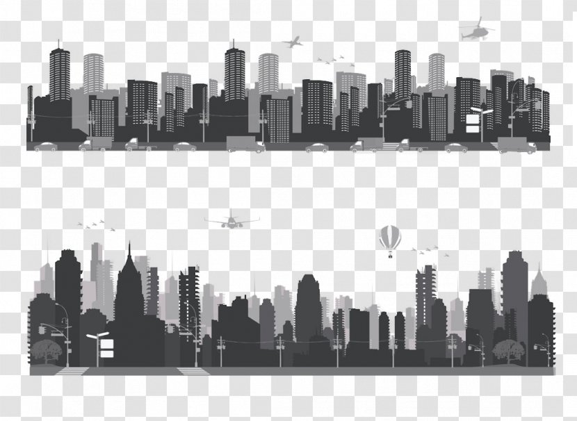 Architectural Engineering Skyline Building Silhouette - Text - City Transparent PNG