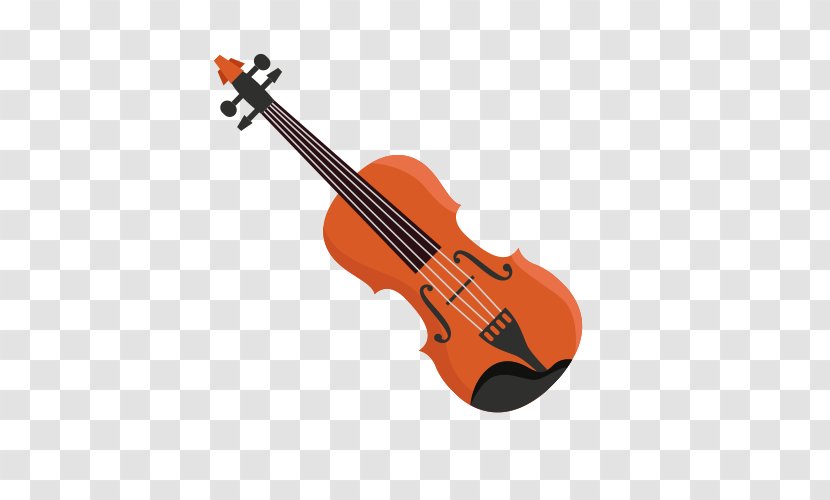 Violin Musical Instruments Fiddle String Viola - Flower - Lyre Fine Vector Material Transparent PNG