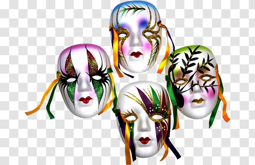 Festival Background - Mardi Gras Masks - Headgear Masque Transparent PNG