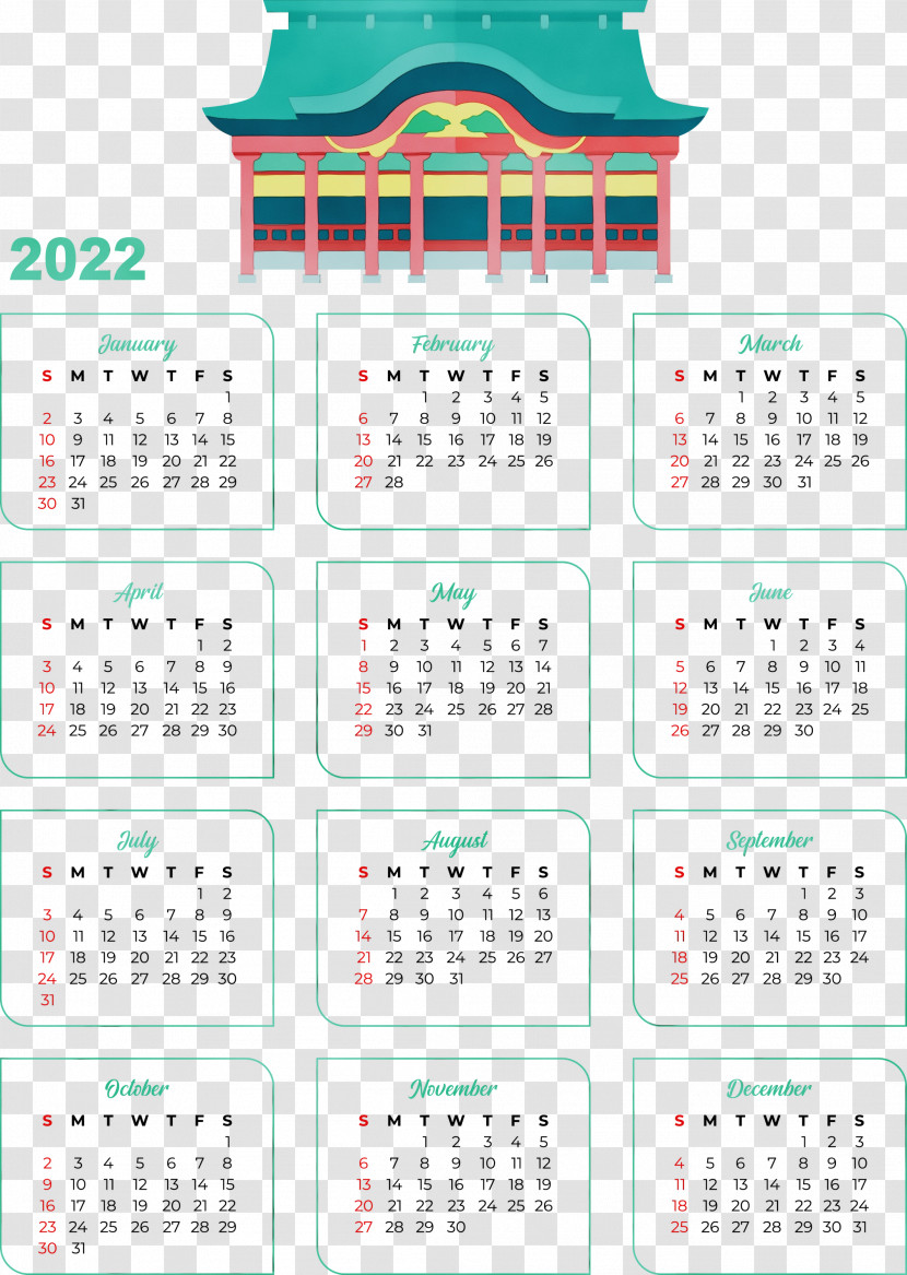 Calendar System 2022 Calendar Month Transparent PNG