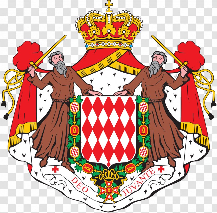 Monte Carlo Coat Of Arms Monaco Flag House Grimaldi - Albert Ii - Arm Transparent PNG