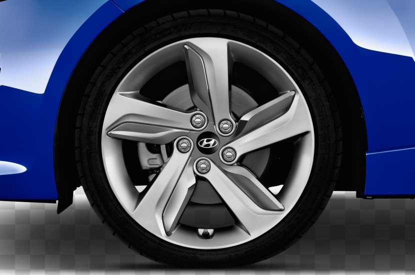 2014 Hyundai Veloster Car Chevrolet HHR Rim - Electric Blue - Steering Wheel Transparent PNG