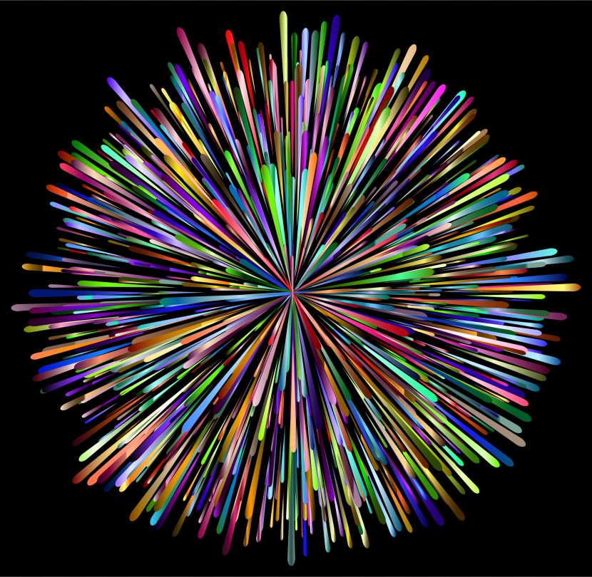 Fireworks Rainbow Clip Art - Free Content - Cliparts Transparent PNG