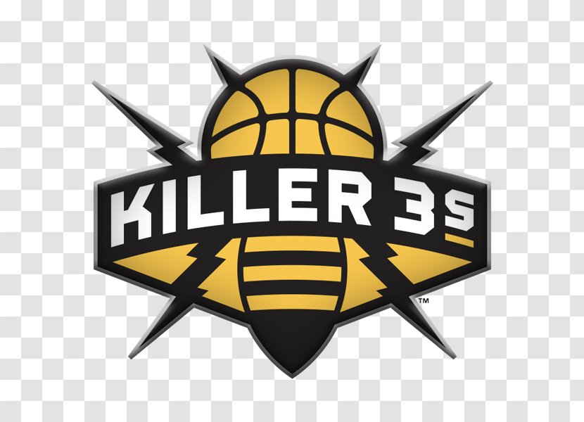 Killer 3's Company 2017 BIG3 Season Ghost Ballers Ball Hogs - Yellow - Basketball Transparent PNG