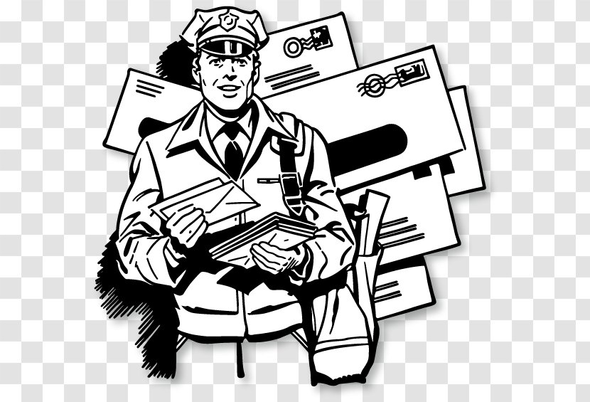 Clip Art Vector Graphics Royalty-free Mail Carrier Illustration - Line Transparent PNG