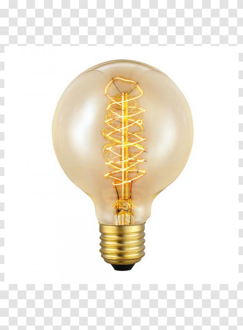 Incandescent Light Bulb Edison Screw Fixture Lighting - Candle - LED Transparent PNG