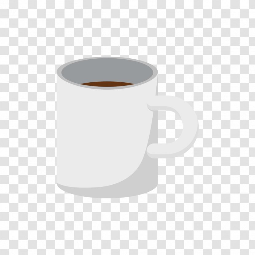 Coffee Cup Mug Cafe - Gray Transparent PNG