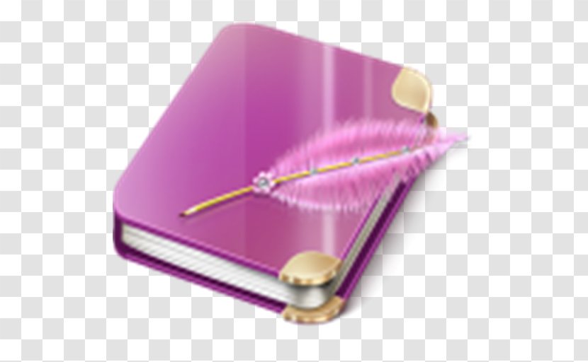 Notebook Laptop Icon Design - Purple Transparent PNG
