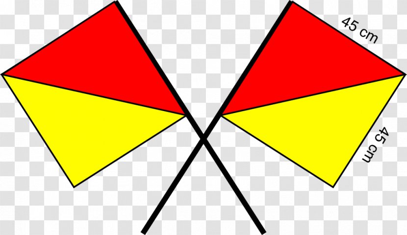 Flag Semaphore Semapur Information Scouting - Triangle - Merah Putih Transparent PNG
