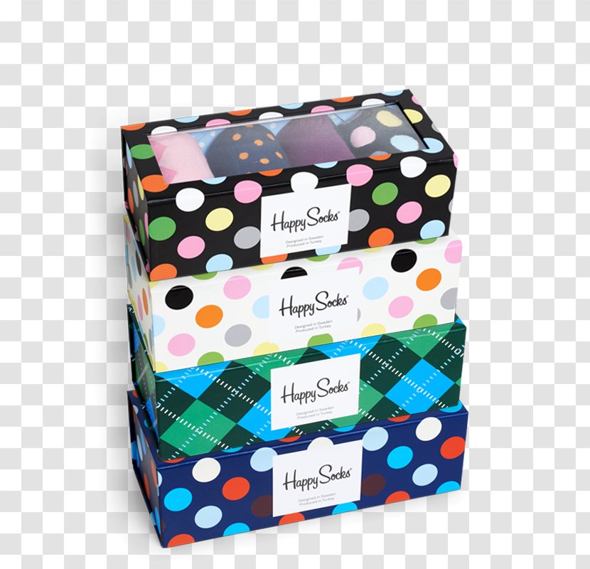 Happy Socks Gift Box Dress - Sock Transparent PNG